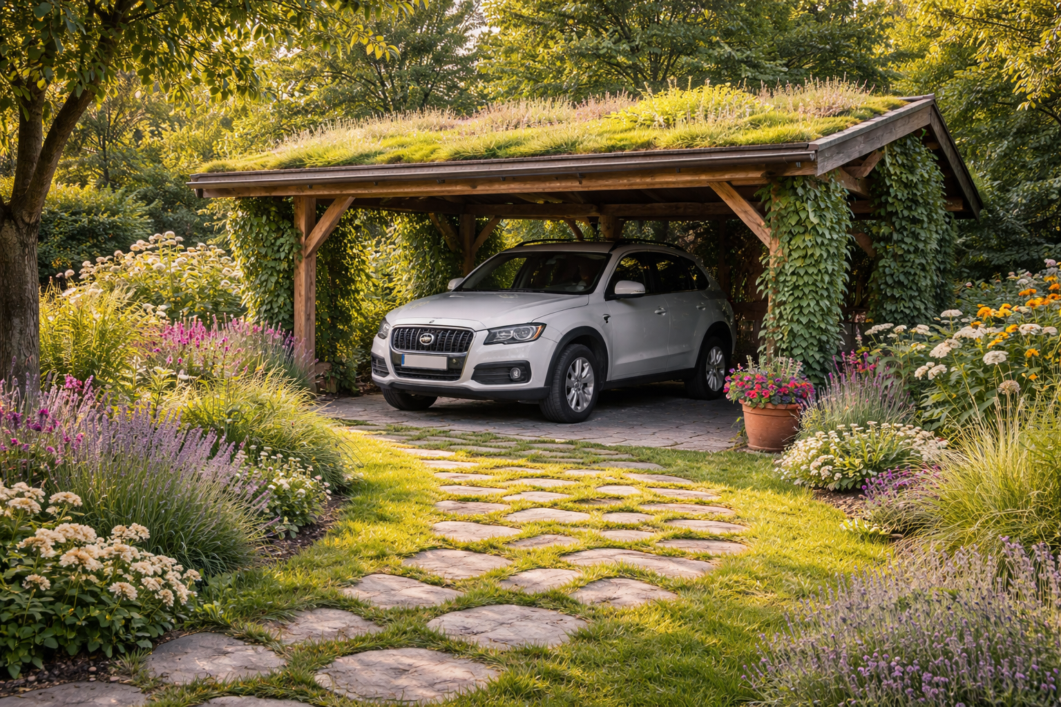 Najkraj�ie sp�soby, ako ukry� parkovanie do zelene bez ve�k�ch z�sahov